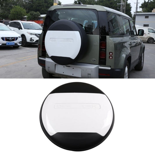 19"-20" White Wheel Cover Spare Tire Cover for Land Rover Defender 2020-2023